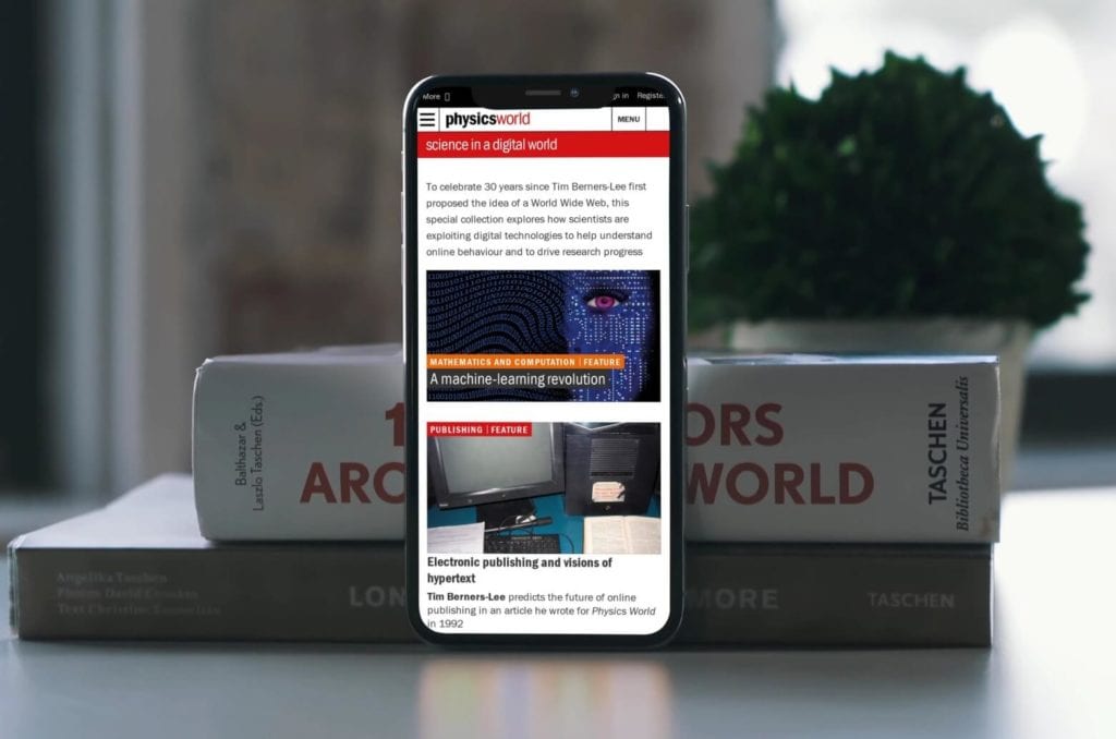 Physics World on mobile
