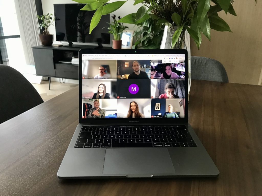 ClarityDX team on a screen