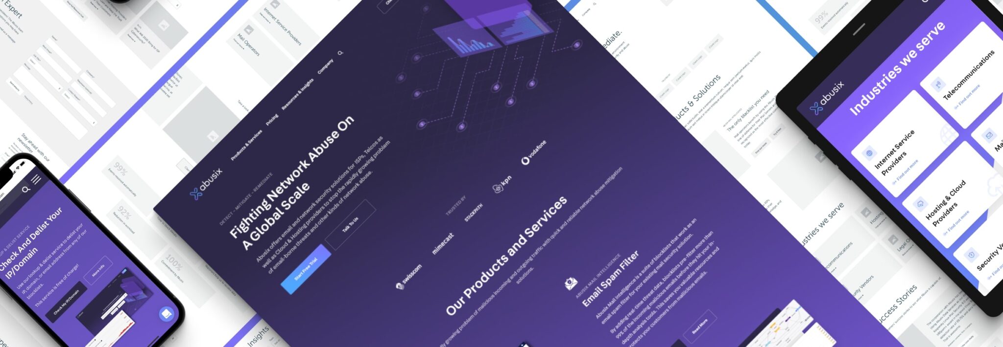 Abusix Web Design