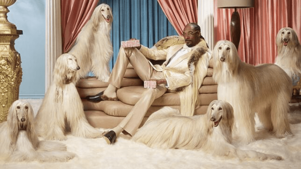 snoop dog on an advert