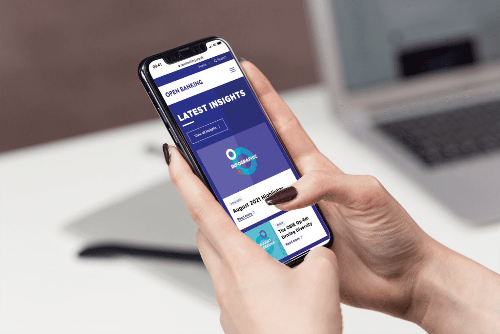 Open Banking website case study